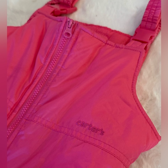 Carter’s Pink Winter Snow Suit, Warm, Puffer, Zip Front- Girls size 6X - Picture 4 of 13